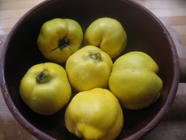 quince ready to bake